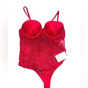 Red Sexy Bodysuit